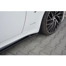 Seitenschweller Ansatz passend für MASERATI QUATTROPORTE MK5 FACELIFT  schwarz matt