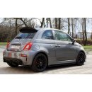 Spoiler CAP passend für FIAT 500 ABARTH MK1 FACELIFT schwarz Hochglanz