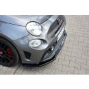 Front Ansatz passend für FIAT 500 ABARTH MK1 FACELIFT schwarz matt