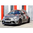 Front Ansatz passend für FIAT 500 ABARTH MK1 FACELIFT schwarz matt