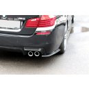 Heck Ansatz Flaps Diffusor passend für BMW M5 F10 schwarz matt