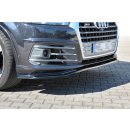 Front Ansatz passend für Audi SQ7 / Q7 S-Line Mk.2 schwarz matt