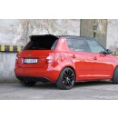 Spoiler CAP passend für Skoda Fabia RS Mk2 schwarz matt