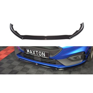 Front Ansatz V.3 passend für Ford Focus ST / ST-Line Mk4 schwarz matt