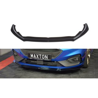 Front Ansatz V.4 passend für Ford Focus ST / ST-Line Mk4 schwarz matt