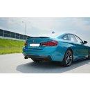 Spoiler CAP passend für BMW 4er F36 GRAN COUPÉ schwarz Hochglanz