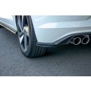 Heck Ansatz Flaps Diffusor passend für VW POLO MK6 GTI Carbon Look