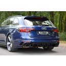 Spoiler CAP passend für Audi RS4 B9 Avant schwarz Hochglanz