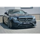 Front Ansatz V.1 passend für Mercedes-Benz E-Klasse W213 Coupe (C238) AMG-Line schwarz matt