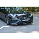 Front Ansatz V.2 passend für Mercedes-Benz E-Klasse W213 Coupe (C238) AMG-Line schwarz Hochglanz