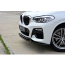 Front Ansatz V.1 passend für BMW X3 G01 M Paket schwarz matt