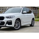 Seitenschweller Ansatz passend für BMW X3 G01 M Paket schwarz matt