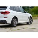 Seitenschweller Ansatz passend für BMW X3 G01 M Paket schwarz matt