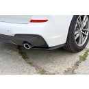 Heck Ansatz Flaps Diffusor passend für BMW X3 G01 M Paket schwarz Hochglanz