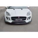 Front Ansatz V.1 passend für JAGUAR F-TYPE schwarz matt