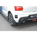 Heck Ansatz Flaps Diffusor passend für SUZUKI SWIFT 6 SPORT schwarz matt