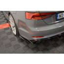 Heck Ansatz Flaps Diffusor passend für Audi S5 F5 Coupe