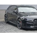 Sport Seitenschweller Ansatz passend für V.2 Audi RS3 8V FL Sportback