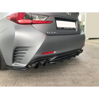 Mittlerer Diffusor Heck Ansatz passend für im DTM LOOK Lexus Rc Carbon Look