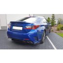 Heck Ansatz Flaps Diffusor passend für Lexus Rc  Carbon Look