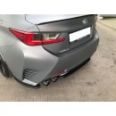 Heck Ansatz Flaps Diffusor passend für Lexus Rc  Carbon Look