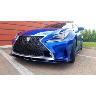 Front Ansatz V.2 passend für Lexus Rc schwarz matt