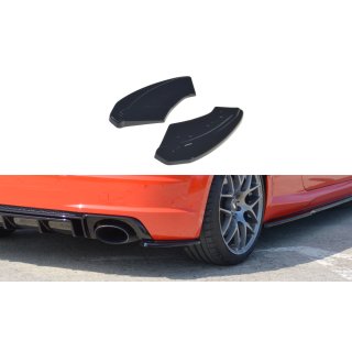 Heck Ansatz Flaps Diffusor passend für Audi TT RS 8S Carbon Look