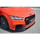 Front Ansatz V.2 passend für Audi TT RS 8S schwarz matt