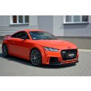 Front Ansatz V.2 passend für Audi TT RS 8S schwarz Hochglanz