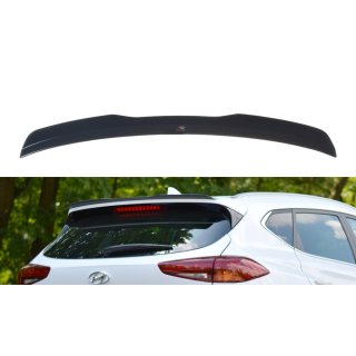 Spoiler CAP passend für Hyundai Tucson Mk3 Facelift schwarz Hochglanz