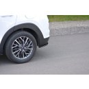 Heck Ansatz Flaps Diffusor passend für Hyundai Tucson Mk3 Facelift schwarz Hochglanz