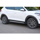 Seitenschweller Ansatz passend für Hyundai Tucson Mk3 Facelift schwarz matt