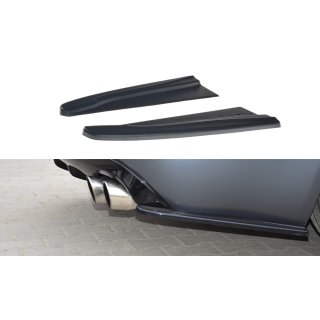 Heck Ansatz Flaps Diffusor passend für JAGUAR XF- R schwarz matt