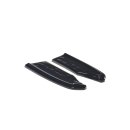 Heck Ansatz Flaps Diffusor passend für BMW X3 F25 M-Paket Facelift  schwarz matt