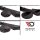 Heck Ansatz Flaps Diffusor passend für BMW X3 F25 M-Paket Facelift  Carbon Look