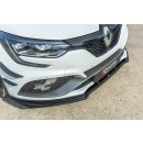 Front Ansatz V.1 passend für Renault Megane IV RS schwarz Hochglanz