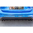 Diffusor Heck Ansatz passend für Ford Focus Mk4 St-line Carbon Look