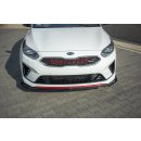 Front Ansatz V.1 passend für Kia ProCeed GT Mk 3 schwarz matt