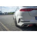 Heck Ansatz Flaps Diffusor passend für Kia ProCeed GT Mk3 schwarz matt