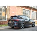 Spoiler CAP passend für BMW X5 G05 M Paket schwarz Hochglanz