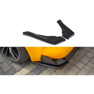 Heck Ansatz Flaps Diffusor V.1 passend für Toyota Supra Mk5 schwarz matt