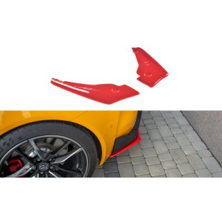 Heck Ansatz Flaps Diffusor V.2 passend für Toyota Supra Mk5 schwarz Hochglanz