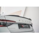 Spoiler CAP V.2 passend für Skoda Superb Mk3 / Mk3 FL Hatchback schwarz Hochglanz