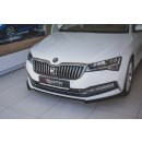 Front Ansatz V.1 passend für Skoda Superb Mk3 FL schwarz matt