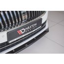 Front Ansatz V.2 passend für Skoda Superb Mk3 FL Carbon Look