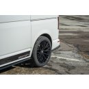 Heck Ansatz Flaps Diffusor passend für Volkswagen T6 Carbon Look