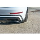 Heck Ansatz Flaps Diffusor passend für Audi Q8 S-line schwarz Hochglanz