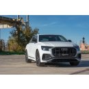 Seitenschweller Ansatz passend für Audi Q8 S-line schwarz Hochglanz