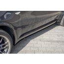 Seitenschweller Ansatz passend für BMW X5 E70 Facelift M Paket schwarz matt