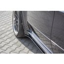 Seitenschweller Ansatz passend für BMW X5 E70 Facelift M Paket Carbon Look